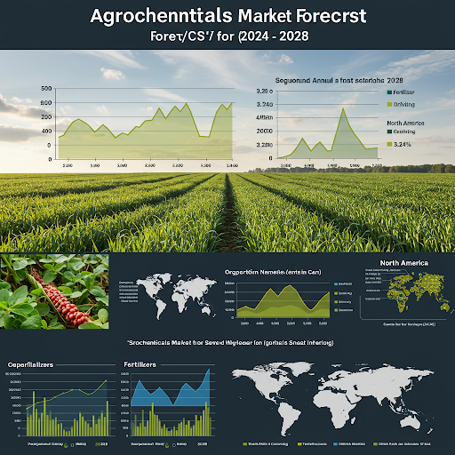 Agrochemicals Market Size is anticipated to project robust growth in the forecast period with a CAGR of 3.24% through 2028