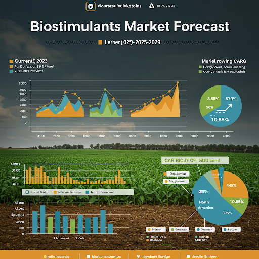 Biostimulants Market Size is anticipated to witness an impressive growth in the forecast period with a CAGR of 10.85% through 2029