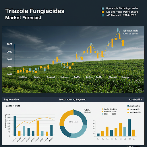 Triazole Fungicides Market Size is anticipated to project robust growth in the forecast period with a CAGR of 4.06% through 2028