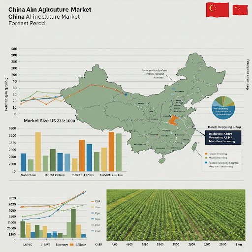 China AI in Agriculture Market Size is anticipated to reach USD 232.15 Million 2029