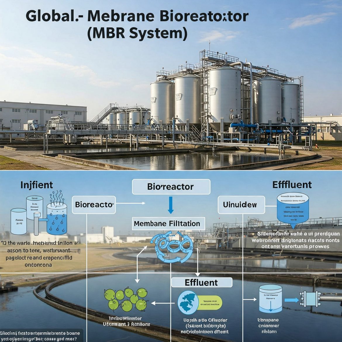 Global Membrane Bioreactor (MBR) Market Size will reach USD 9.56 Billion by 2035 at a CAGR 10.45% | Research by MIR