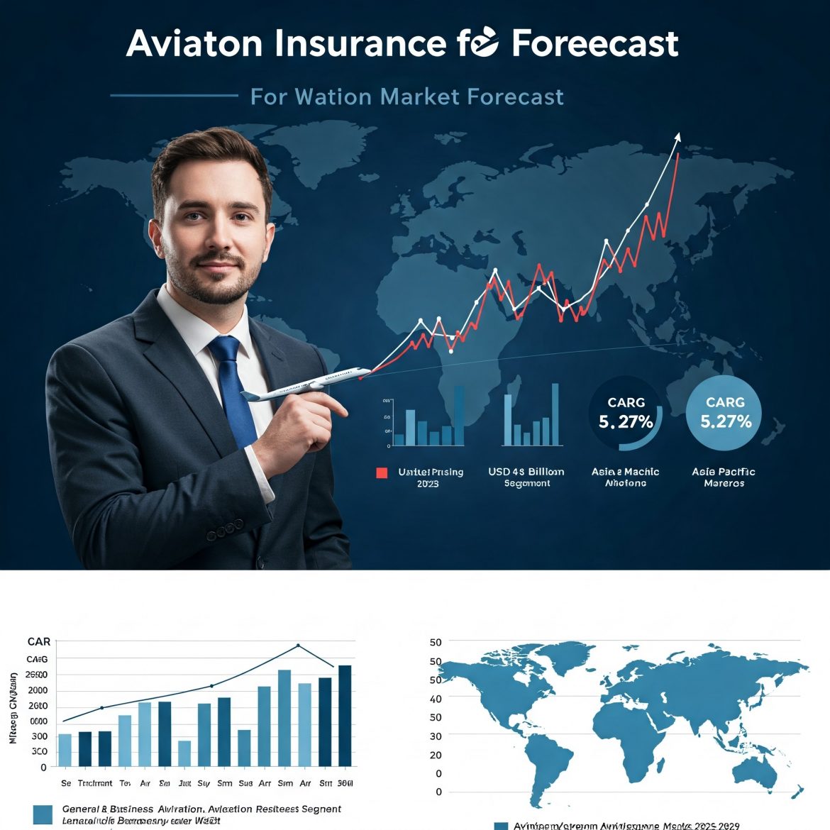 Global Aviation Insurance Market: Trends, Size, Share & Forecast (2019-2029)