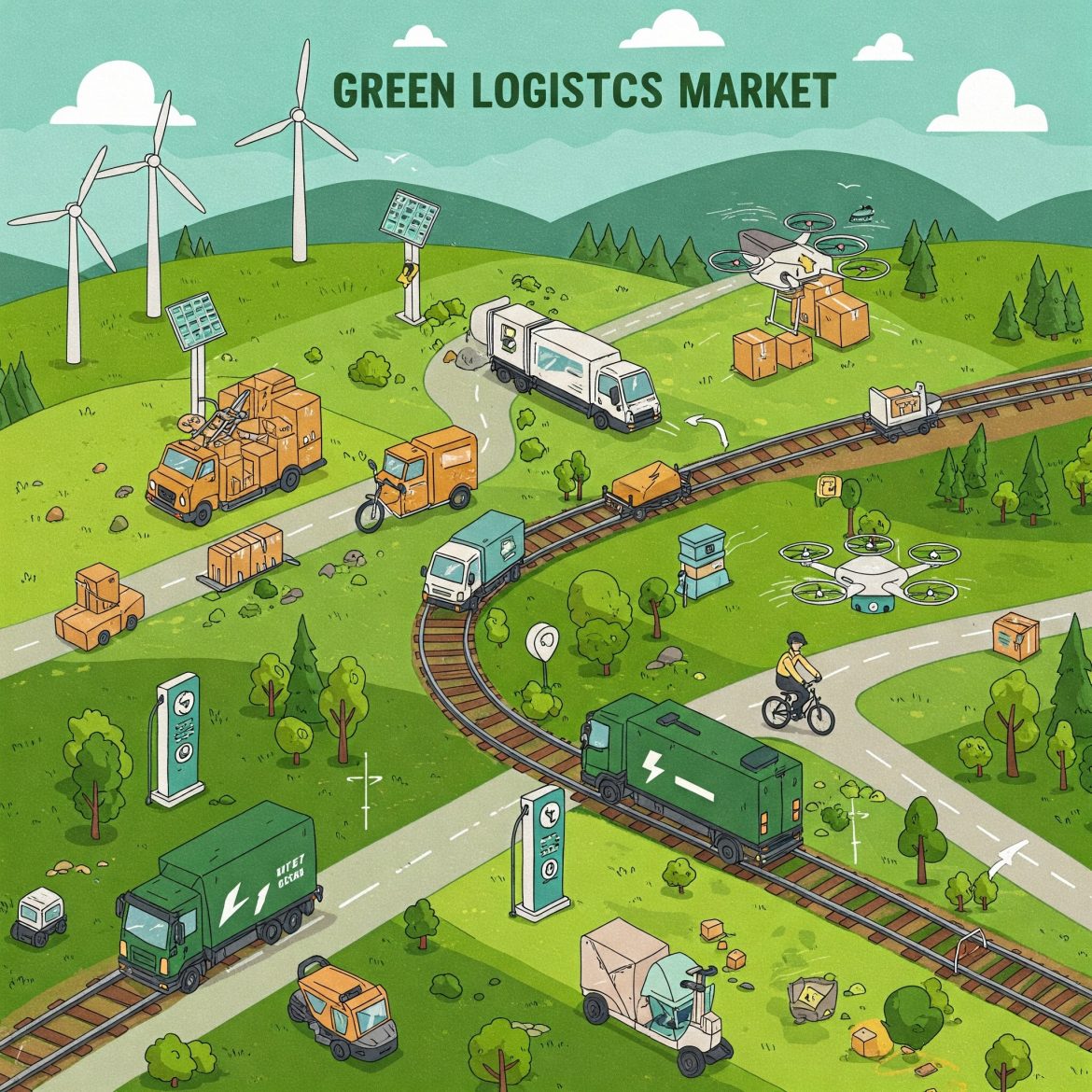 Green Logistics Market Expected to Reach $3.1 trillion by 2035