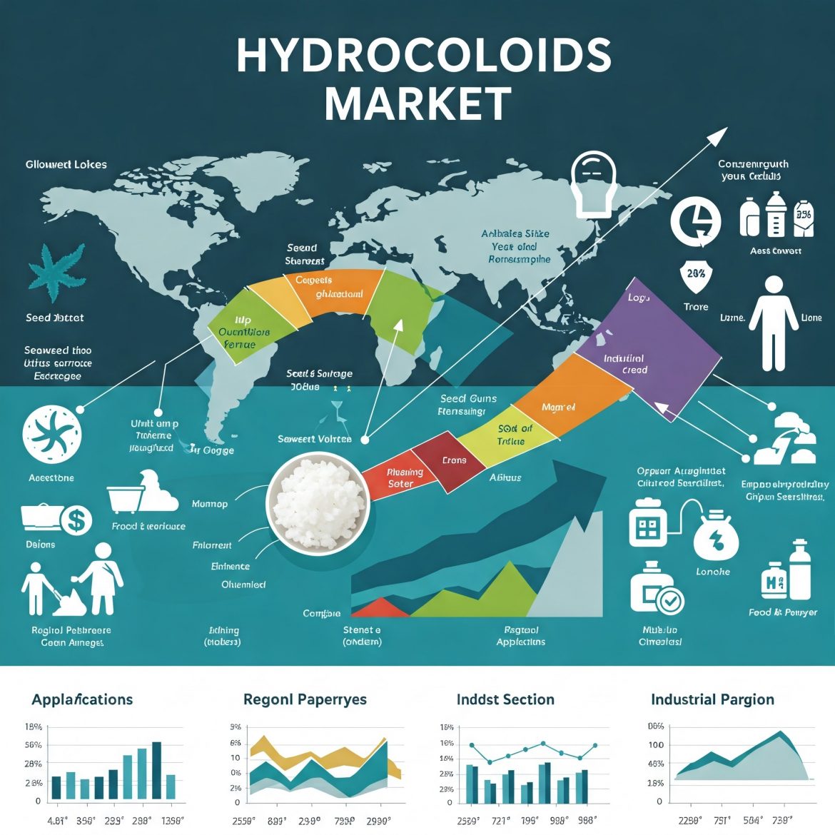 Global Hydrocolloids Market: Types, Functions & Applications Forecast to 2023