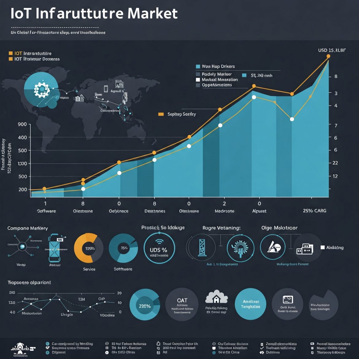 IoT Infrastructure Market Size: Platform, Technology, Components & Global Growth Forecast