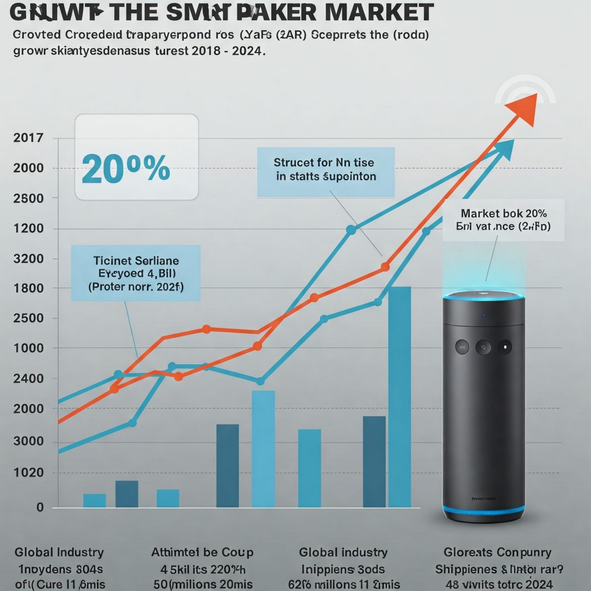 Smart Speaker Market Growth: Virtual Assistant, Application & Regional Insights